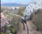 6024 approaching Colwall Tunnel - 9 April 06