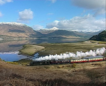 45407 on the banks of Loch Carron - 14 April 08