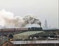 76079 crosses Tonge viaduct - 15 Mar 08