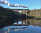 45407 crossing Entwistle viaduct - 6 Dec 08