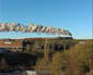 45407 crossing Tonge viaduct - 6 Dec 08