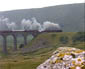 5690 crosses Ribblehead viaduct - 11 Aug 08