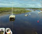 Crossing the viaduct on the Artro estuary - 15 Aug