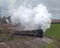 34067 & 70013 on Dainton bank - 7 April 09