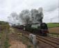 34067 & 70013 on Hemerdon bank - 7 April 09