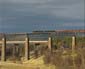 45231 & 45407 crossing Findhorn viaduct - 10 April 09