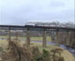 70013 & 61994 cross Findhorn viaduct - 13 Apr 10